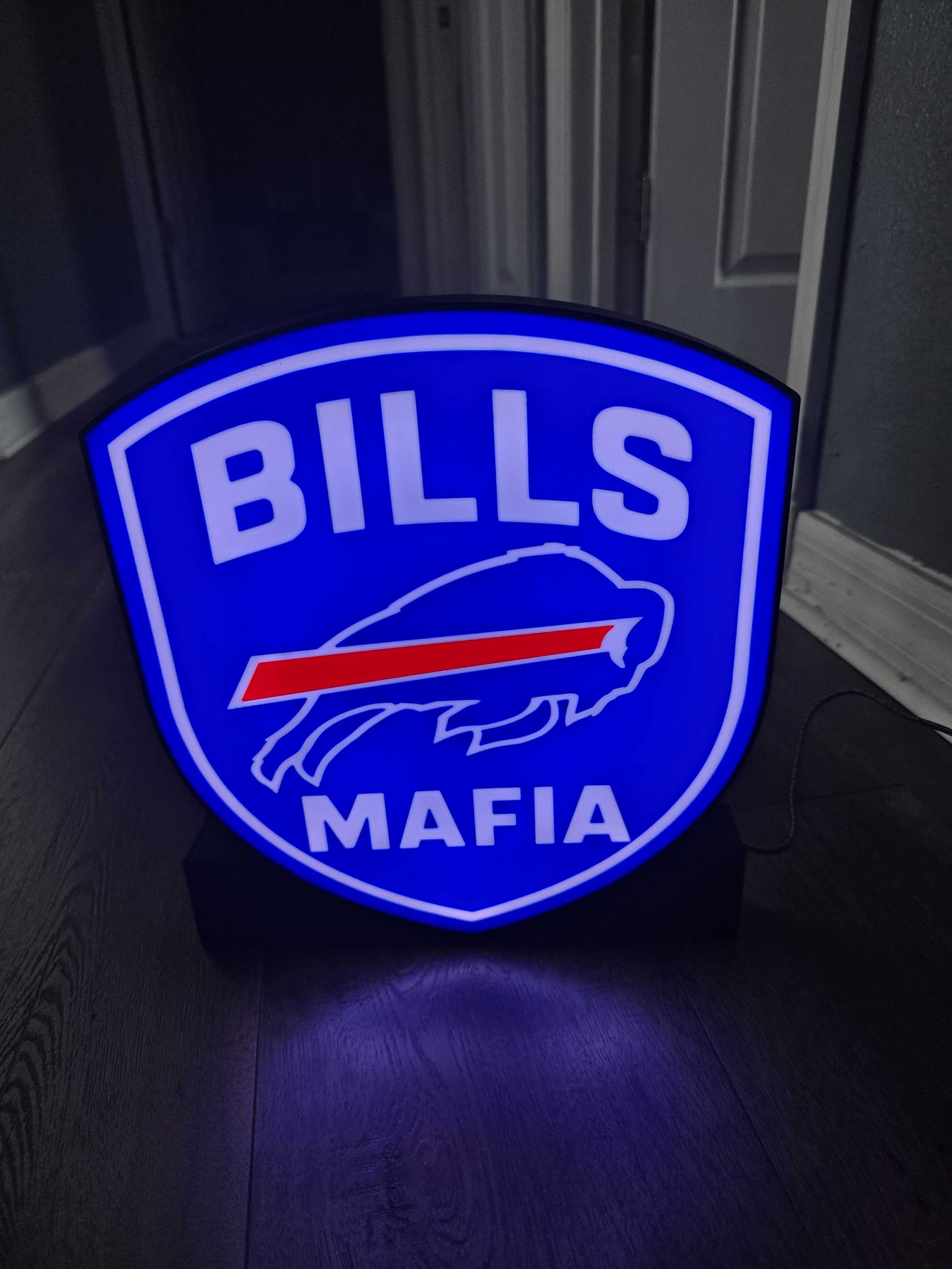 Buffalo Bills Mafia NFL Light Box - Synced to Live Games | Lumealert
